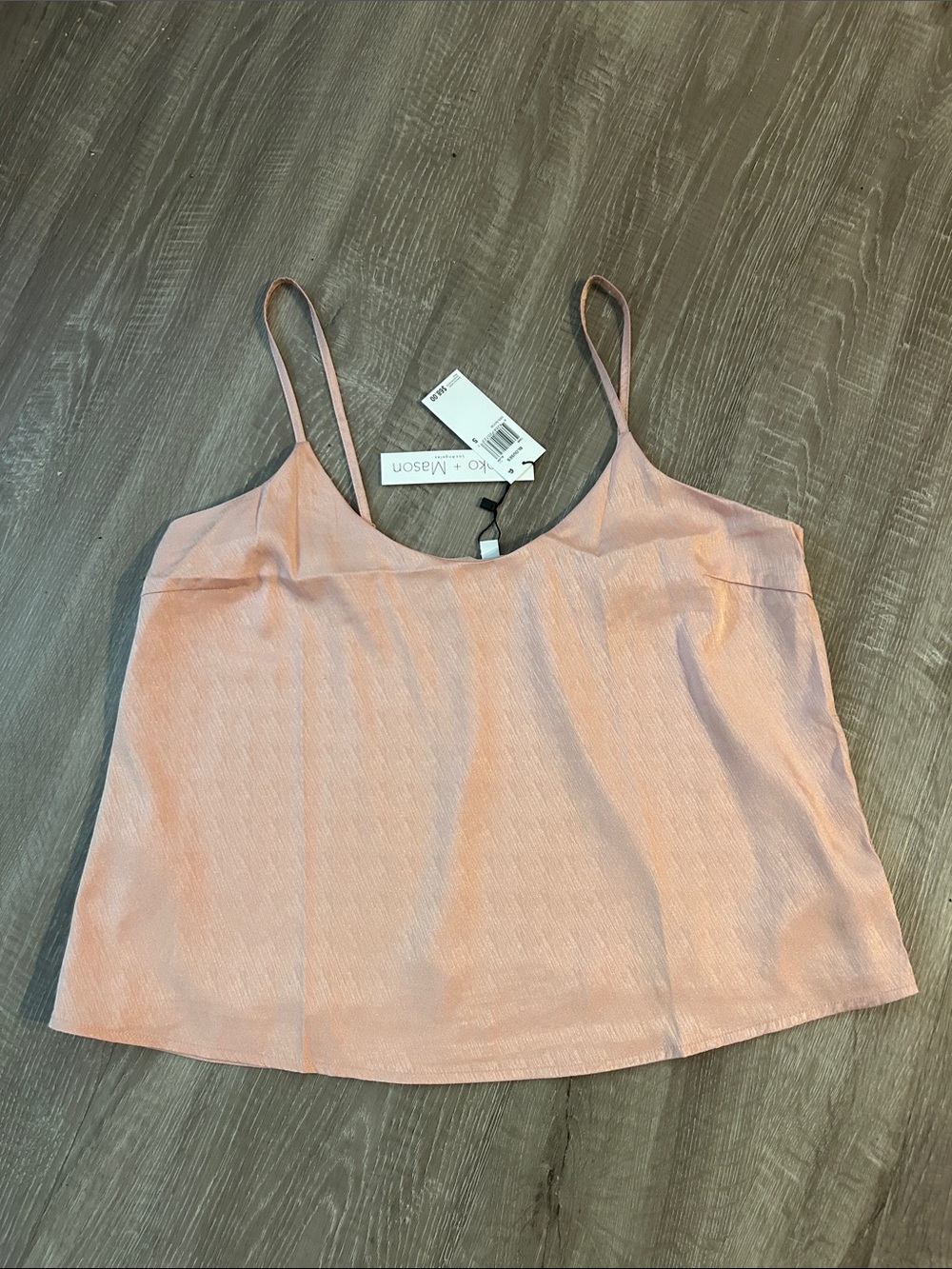 Blush Pink Satin Camisole